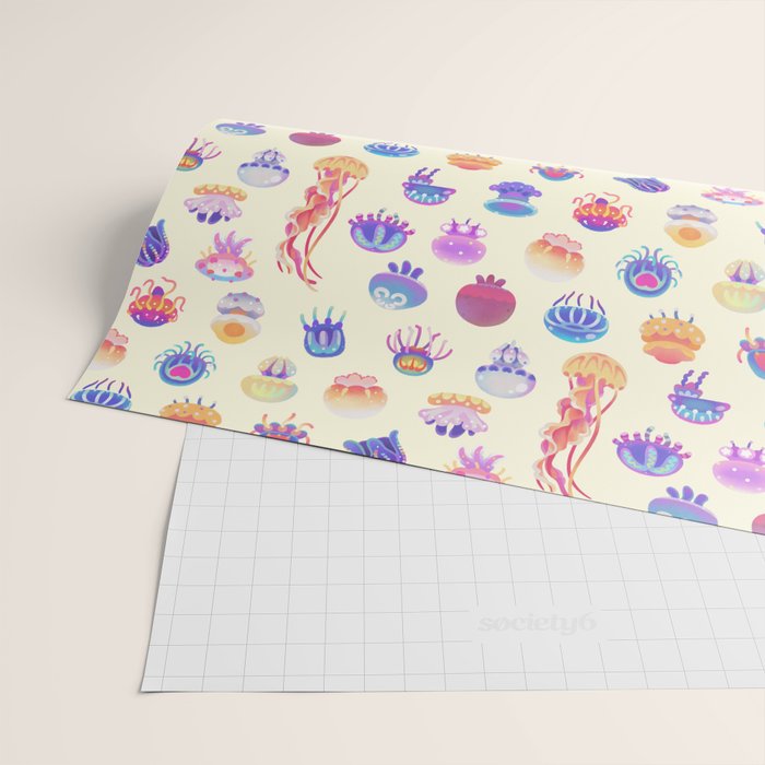Jellyfish Day - pastel Wrapping Paper Gallery Image 2