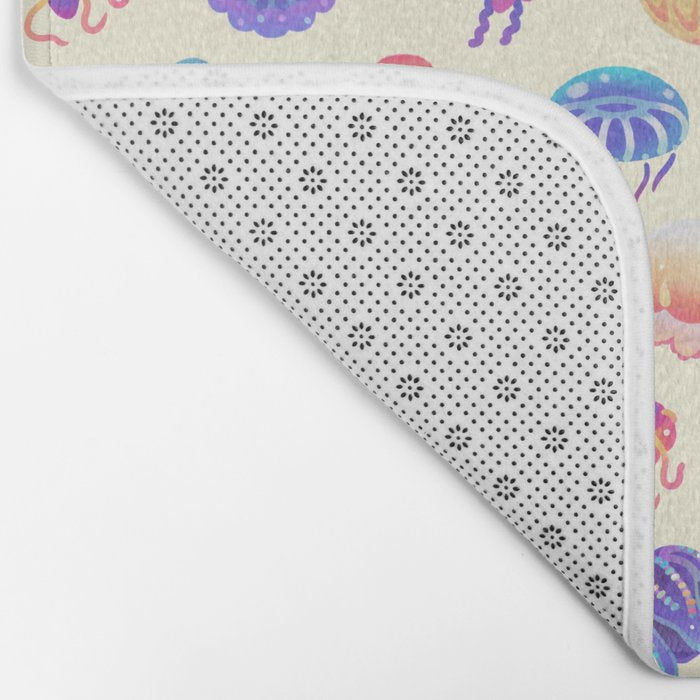 Jellyfish Day - pastel Bath Mat Gallery Image 2