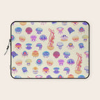 Jellyfish Day - pastel Laptop Sleeve Gallery Image 1