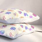 Jellyfish Day - pastel Pillow Sham Gallery Image 3