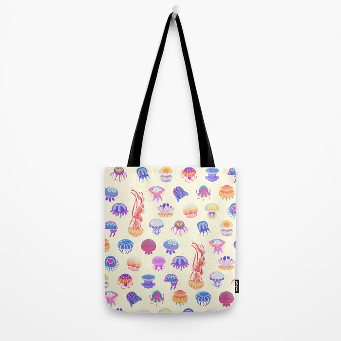 Jellyfish Day - pastel Tote Bag Gallery Image 2
