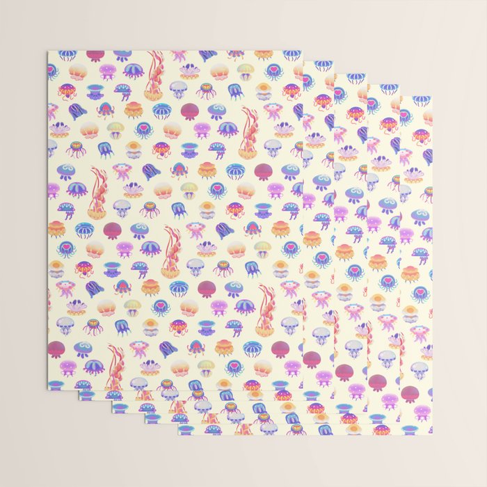 Jellyfish Day - pastel Wrapping Paper Gallery Image 3