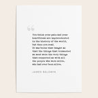 James Baldwin Quote on Books Poster Gallery Image 4