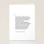 James Baldwin Quote on Books Stationery Card Gallery Image 2