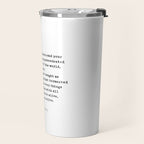 James Baldwin Quote on Books Travel Mug Gallery Image 2