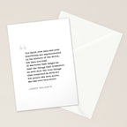 James Baldwin Quote on Books Stationery Card Gallery Image 2