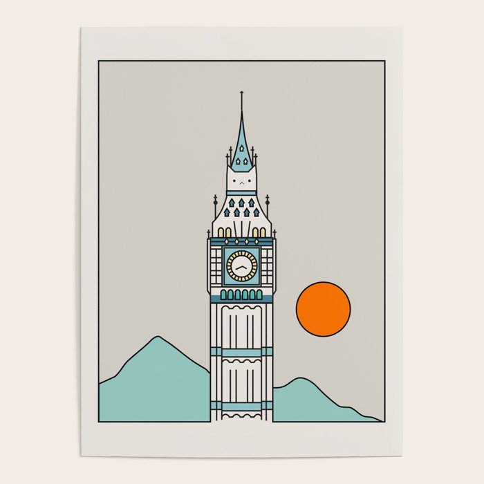 Cat Landscape 24 Poster Gallery Image 1