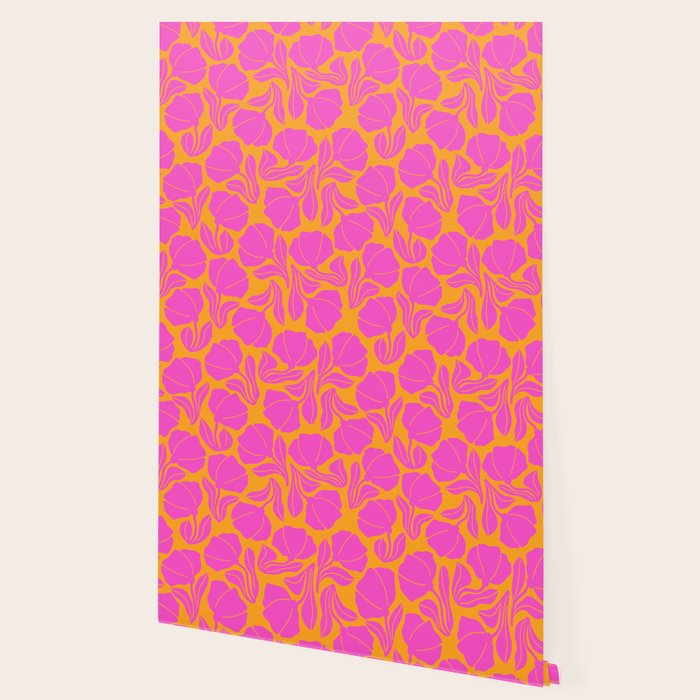 Boho Blooms - Hot Pink Wallpaper Gallery Image 2