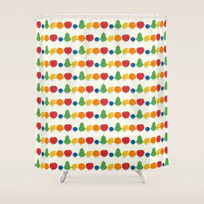 Fruit Parade Shower Curtain Gallery Image 1