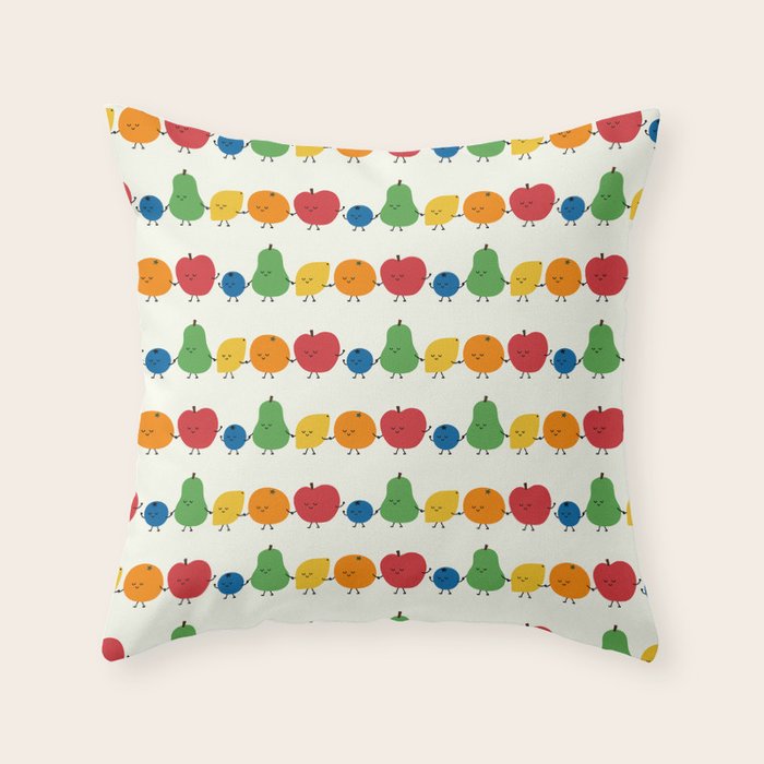Fruit Parade Throw Pillow Gallery Image 6