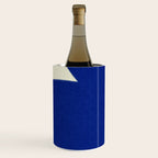 Abstract blue shape 001 Wine Chiller Gallery Image 2