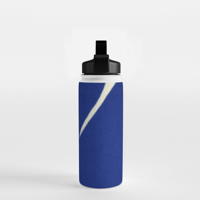 Abstract blue shape 001 Water Bottle Gallery Image 2