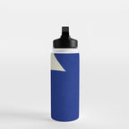 Abstract blue shape 001 Water Bottle Gallery Image 3