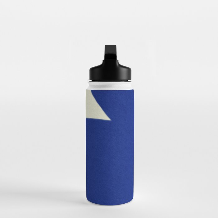 Abstract blue shape 001 Water Bottle Gallery Image 3