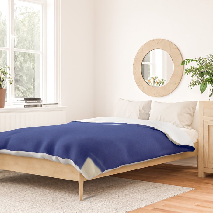 Abstract blue shape 001 Duvet Cover Gallery Image 2