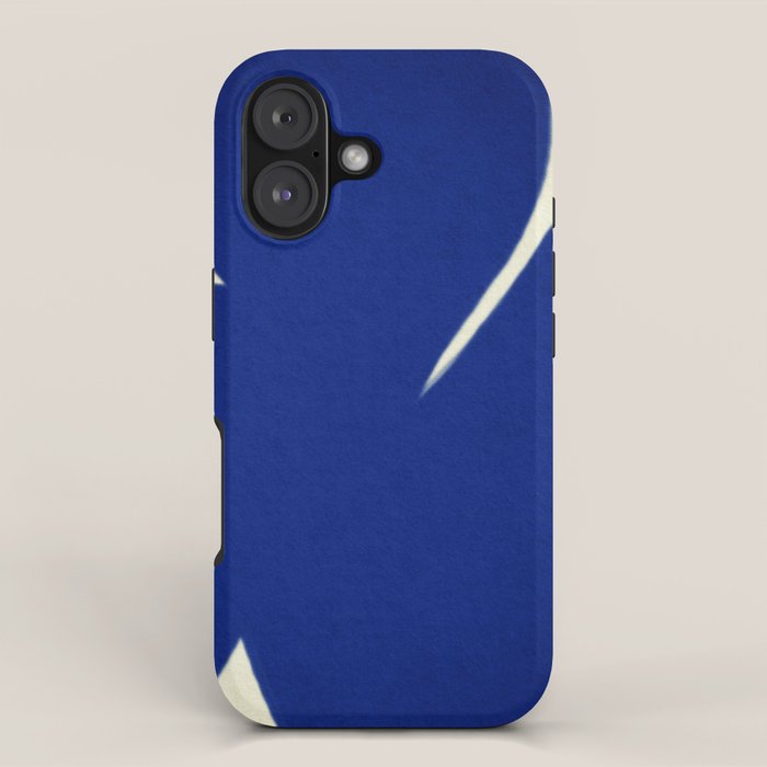 Abstract blue shape 001 iPhone Case Gallery Image 1