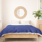 Abstract blue shape 001 Duvet Cover Gallery Image 3