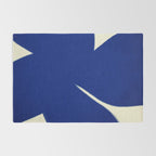Abstract blue shape 001 Rug Gallery Image 2