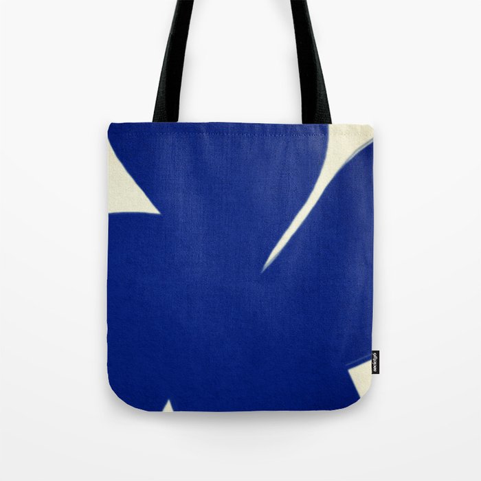 Abstract blue shape 001 Tote Bag Gallery Image 1