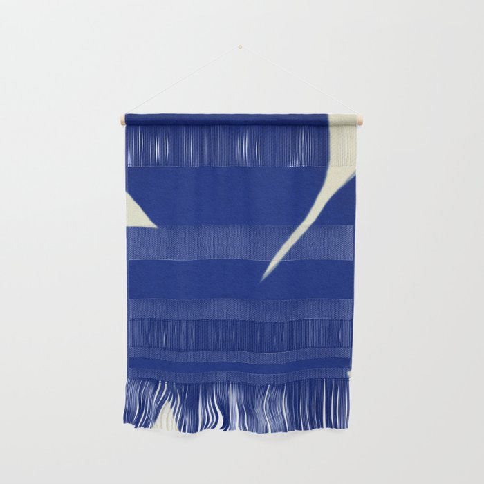 Abstract blue shape 001 Wall Hanging Gallery Image 1