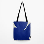 Abstract blue shape 001 Tote Bag Gallery Image 2