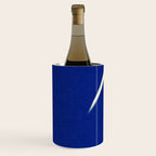 Abstract blue shape 001 Wine Chiller Gallery Image 1