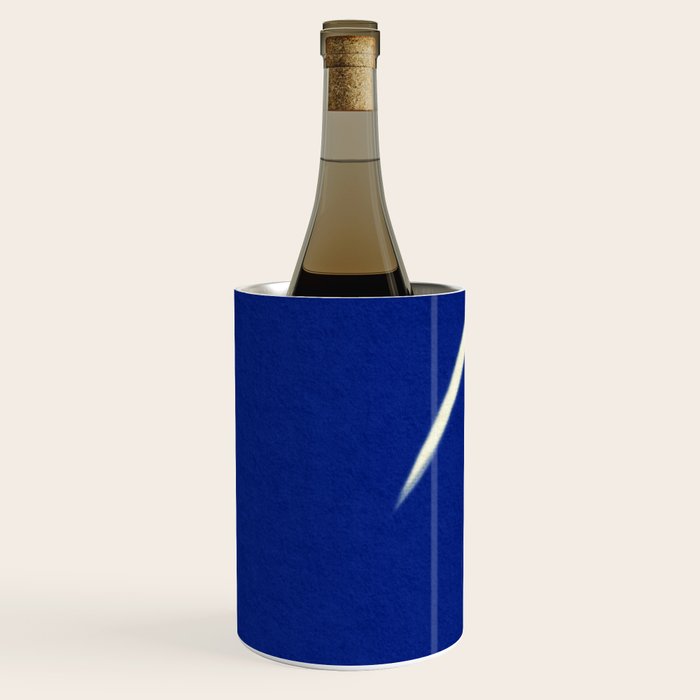 Abstract blue shape 001 Wine Chiller Gallery Image 1