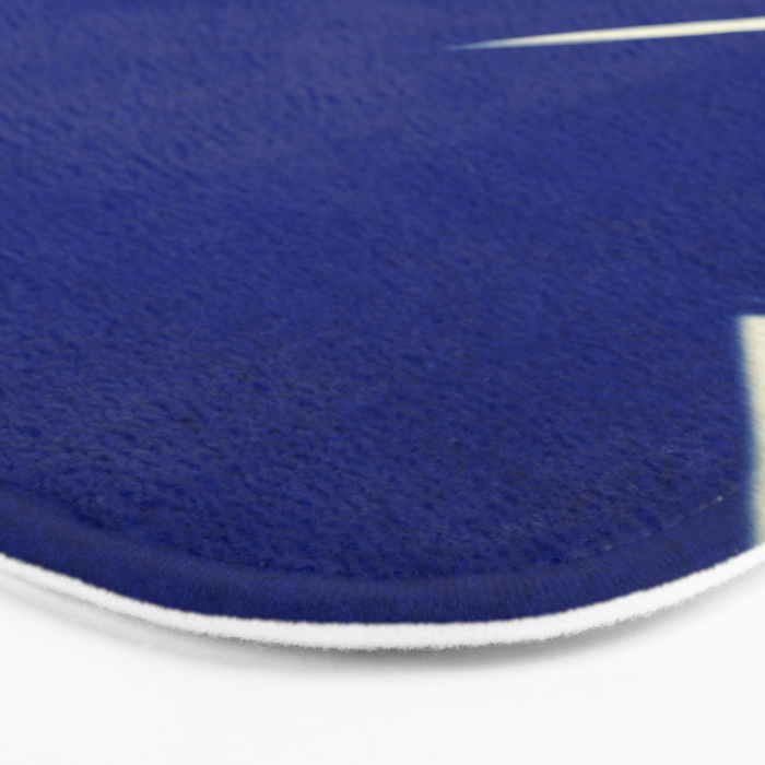 Abstract blue shape 001 Bath Mat Gallery Image 3