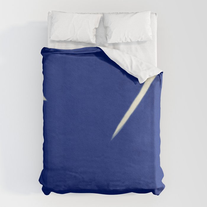 Abstract blue shape 001 Duvet Cover Gallery Image 6
