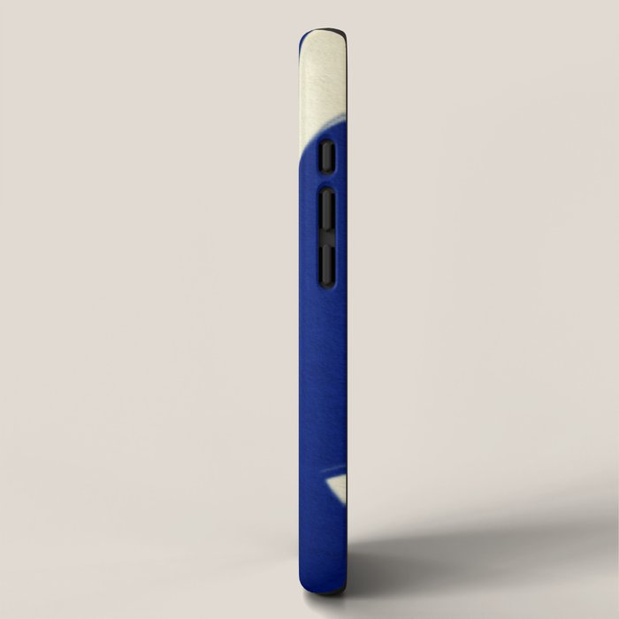 Abstract blue shape 001 iPhone Case Gallery Image 2