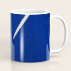 Abstract blue shape 001 Coffee Mug Gallery Image 1
