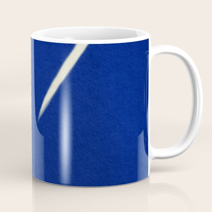 Abstract blue shape 001 Coffee Mug Gallery Image 1