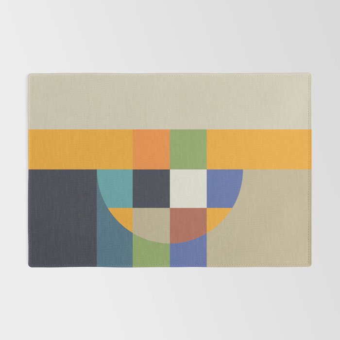 Bauhaus Abstract Eclipse Rug Gallery Image 2