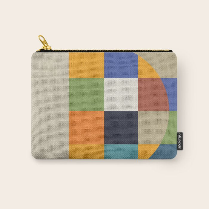 Bauhaus Abstract Eclipse Carry All Pouch Gallery Image 1