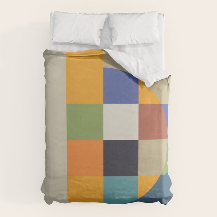 Bauhaus Abstract Eclipse Duvet Cover Gallery Image 6