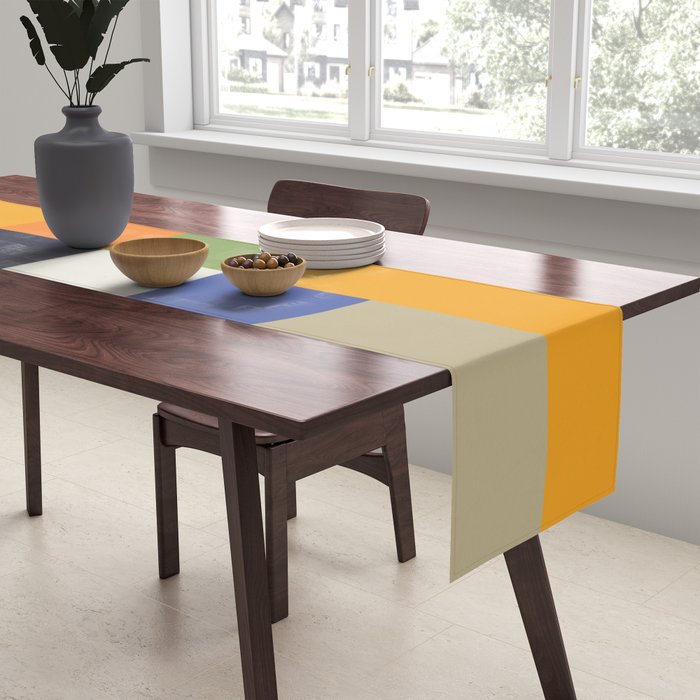 Bauhaus Abstract Eclipse Table Runner Gallery Image 2