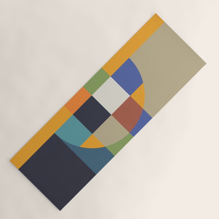 Bauhaus Abstract Eclipse Yoga Mat Gallery Image 1
