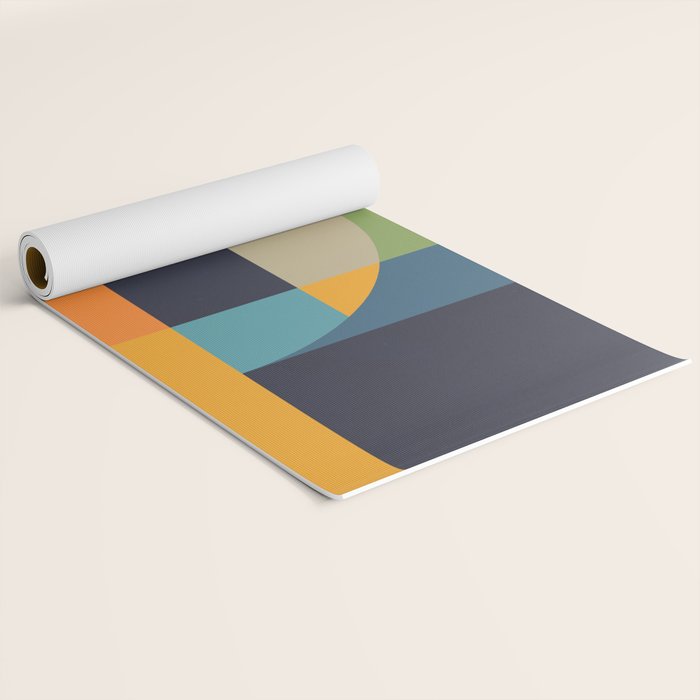 Bauhaus Abstract Eclipse Yoga Mat Gallery Image 2