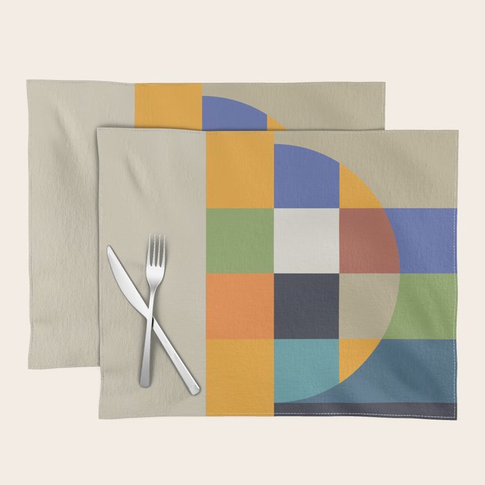 Bauhaus Abstract Eclipse Placemat Gallery Image 1
