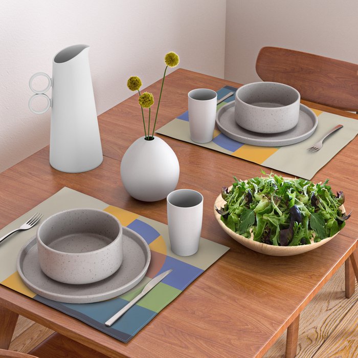 Bauhaus Abstract Eclipse Placemat Gallery Image 2