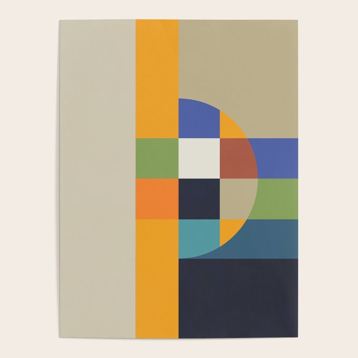 Bauhaus Abstract Eclipse Poster Gallery Image 4