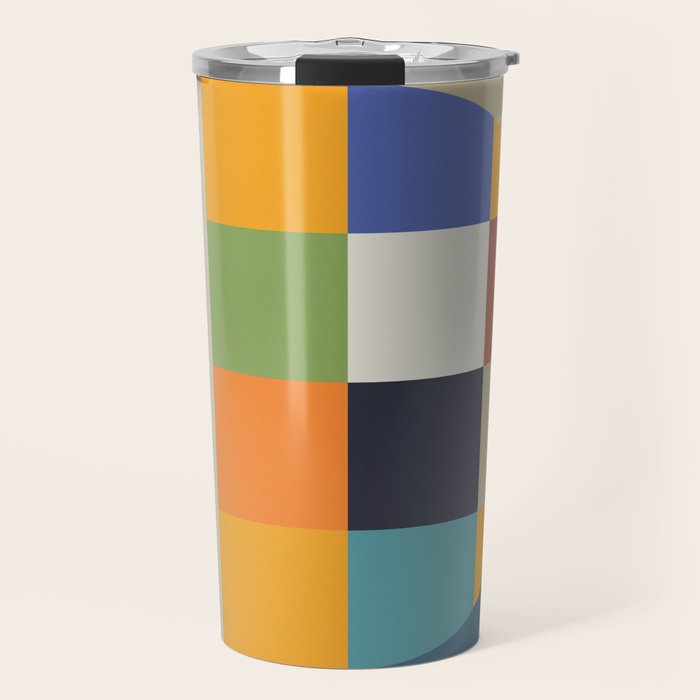 Bauhaus Abstract Eclipse Travel Mug Gallery Image 1