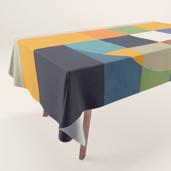 Bauhaus Abstract Eclipse Tablecloth Gallery Image 1