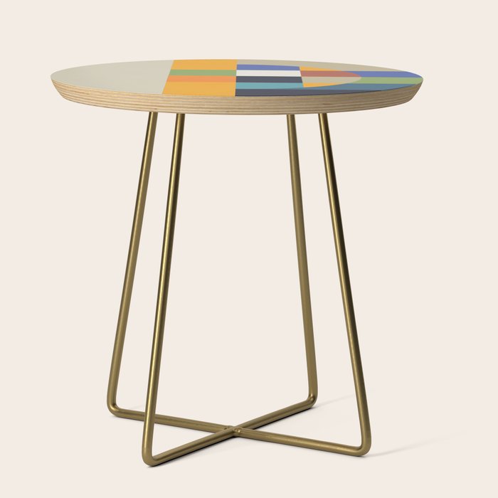 Bauhaus Abstract Eclipse Side Table Gallery Image 1