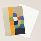 Bauhaus Abstract Eclipse Stationery Card Gallery Image 2