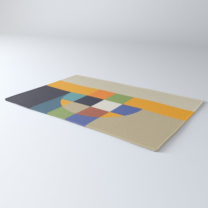 Bauhaus Abstract Eclipse Rug Gallery Image 3