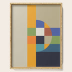 Bauhaus Abstract Eclipse Serving Tray Gallery Image 1