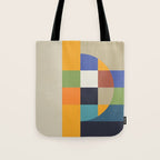 Bauhaus Abstract Eclipse Tote Bag Gallery Image 1