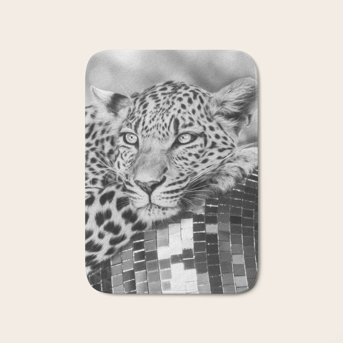 Disco Leopard Bath Mat Gallery Image 1