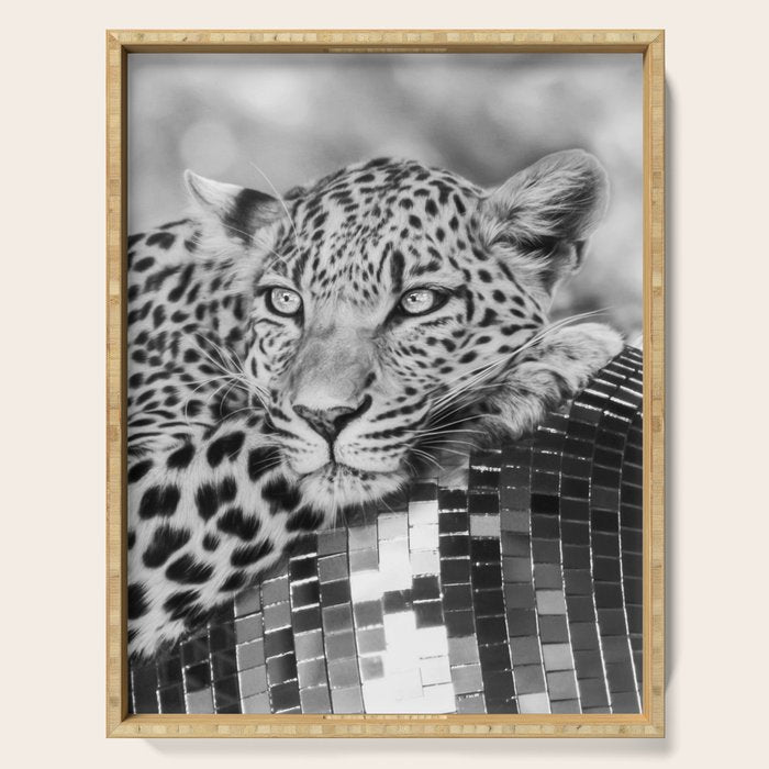 Disco Leopard Serving Tray Gallery Image 1